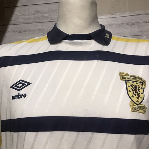 Scotland Away Official Original Football Shirt Season 1988/1990 Size Medium - Picture 6 of 14