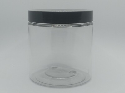 8oz Clear Plastic Jars with Lid 12 Pack Buy 3 12 Packs Get 1 (FREE 12 Pack) 