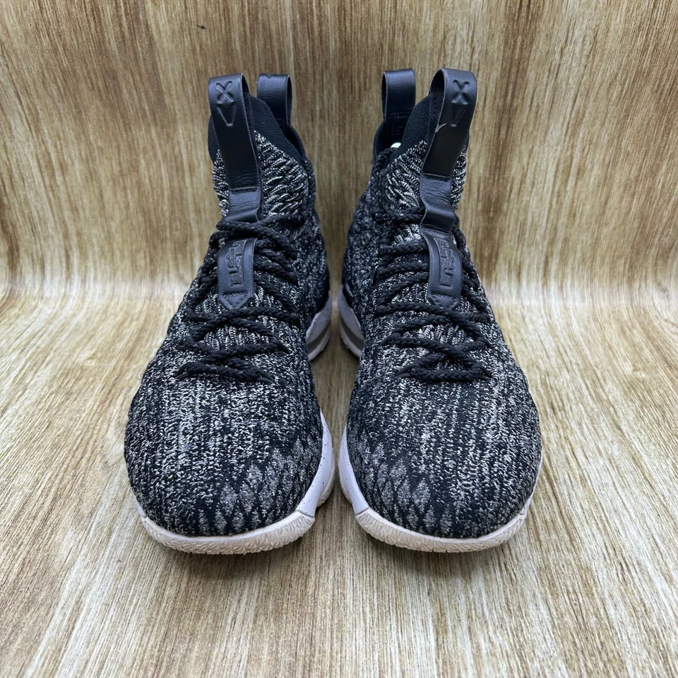 Youth 6Y Womens 7.5 - Nike Lebron XV 15 Ashes Basketball Shoes Sneakers Grey - Image 2 of 4