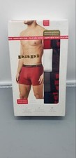 Papi Men's Cotton Stretch Yarn Dye Solid Boxer Briefs Big Papi Pack of 4