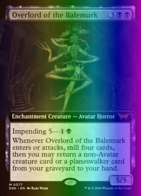 MTG Overlord of the Balemurk (377/469) Duskmourn House of Horror