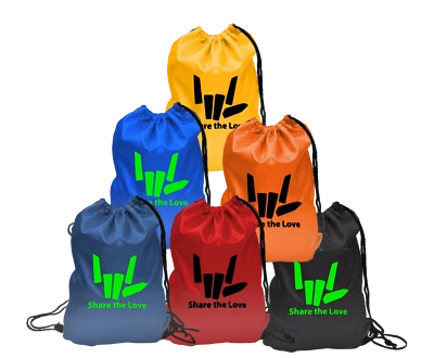 VARIES Share The Love PE DRAWSTRING Inspired Youtuber Stephen Sharer Boys & Girls BAG
