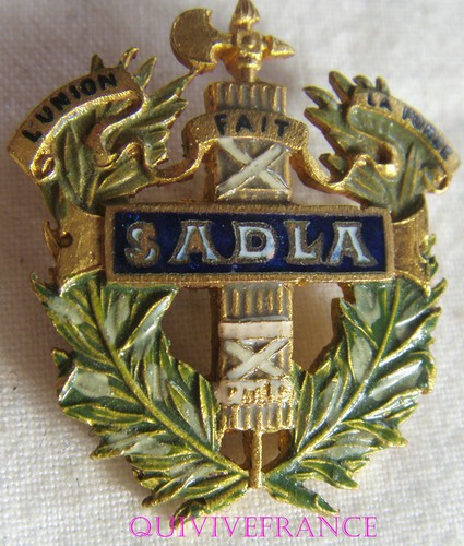 BG6413 - INSIGNE BADGE SADLA Société Auxiliaire de l'Alimentation - Picture 1 of 2