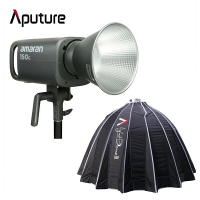 Amaran 150c 150W RGBWW COB LED Video Licht  Fotografie Licht + Light Dome III