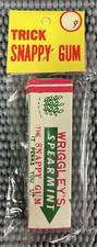 Vintage MAGIC TRICK Snappy Gum WRIGGLEY'S SPEARMINT Pack Unopened NOS
