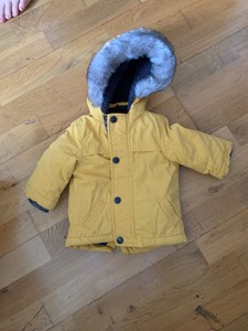 baby mustard coat