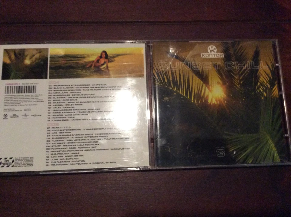 Kontor - Sunset Chill Vol. 3 [2 CD Album] Blank & Jones Röyksopp Afterlife ATB