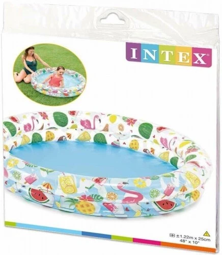 Kinder Just So Fruity aufblasbares Planschbecken 48" x 10" von Intex - Bild 2 von 3