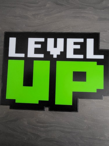 Level Up gaming Light lamp Paladone battery with Power up Sound W16.5cm H12 - Picture 7 of 21