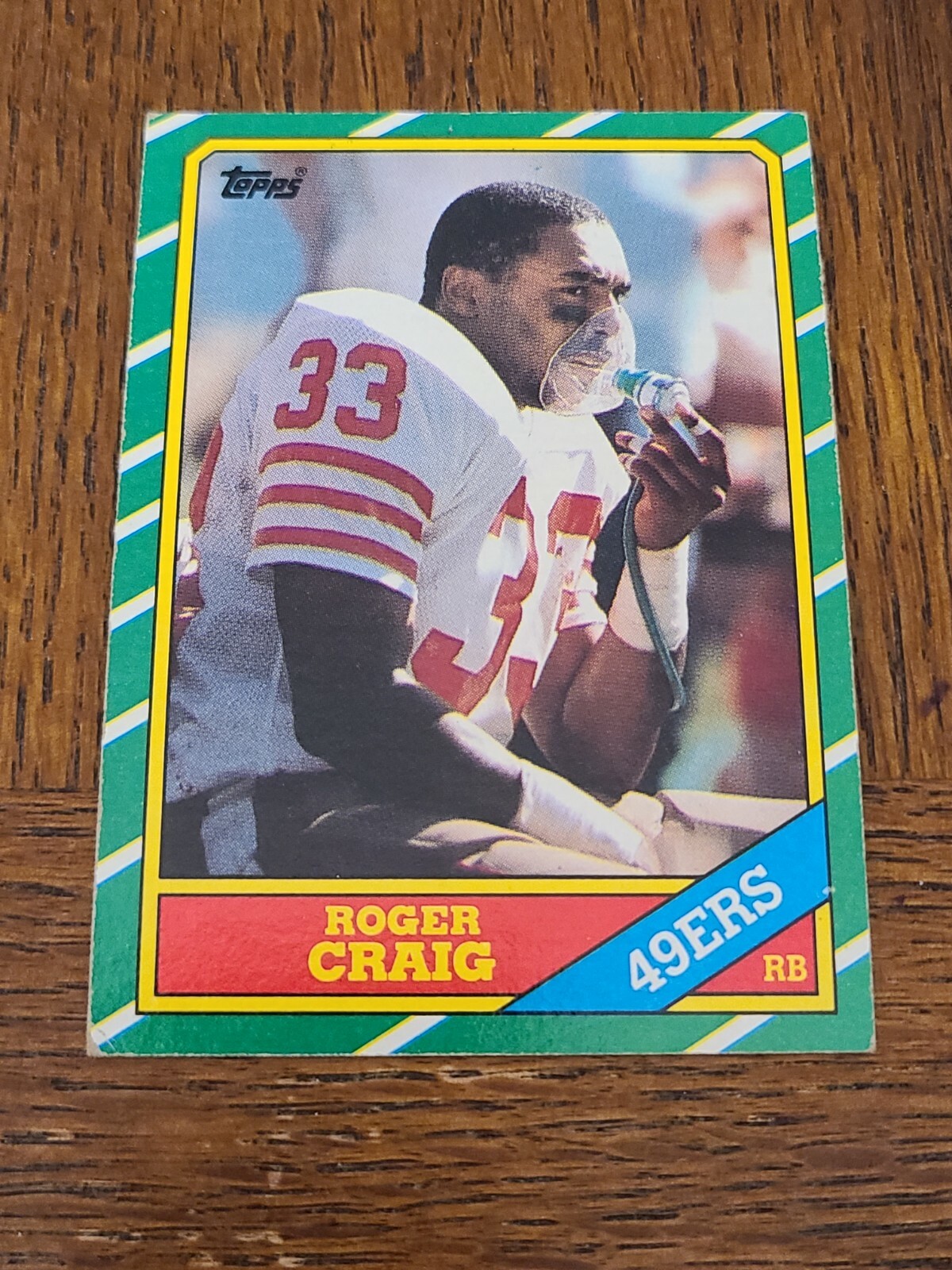 49ERS ROGER CRAIG 1986 TOPPS #157
