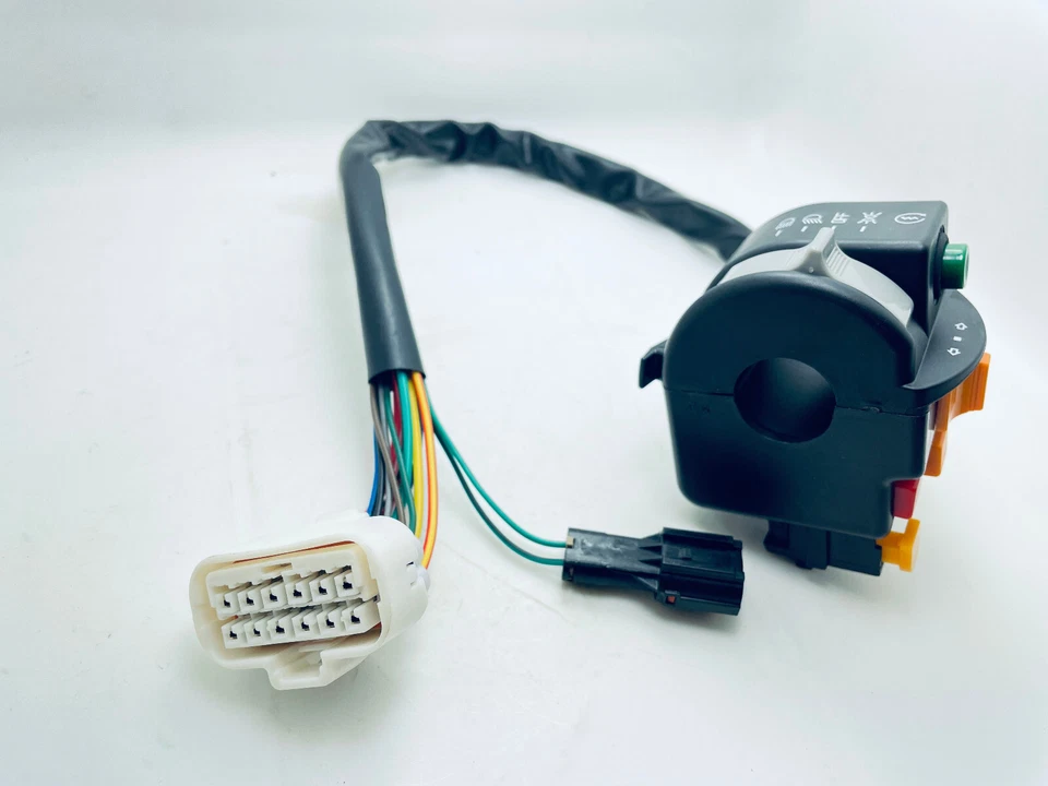 Nuevo conjunto de interruptor izquierdo 14 cables P201001374001000 apto para ATV Hisun Forge Massimo 250 Foto 4 de 4