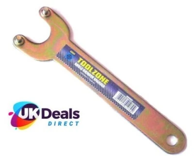 Angle Grinder 2 Pin Spanner / Key For 4-1/2" 115mm Grinders For Replacing Discs