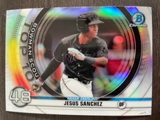 2020 Bowman Chrome Jesus Sanchez Scouts Top 100 Refractor #BTP-48