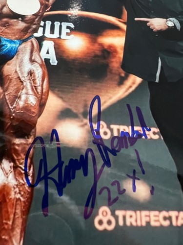 Hany Rambod signed JSA COA 8x10 Mr Olympia Coach Cbum Hadi Choopan psa bas - 第 2/2 張圖片