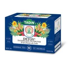 Tadin Dandelion Root Detox Tea Blend. Supports Digestion. 24 Teabags. 1.19 oz
