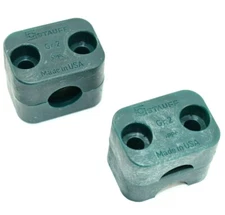 (Pack of 2) - 212.7-PP : Stauff Plastic Clamp Set - 1130005237 - Gr. 2 Green