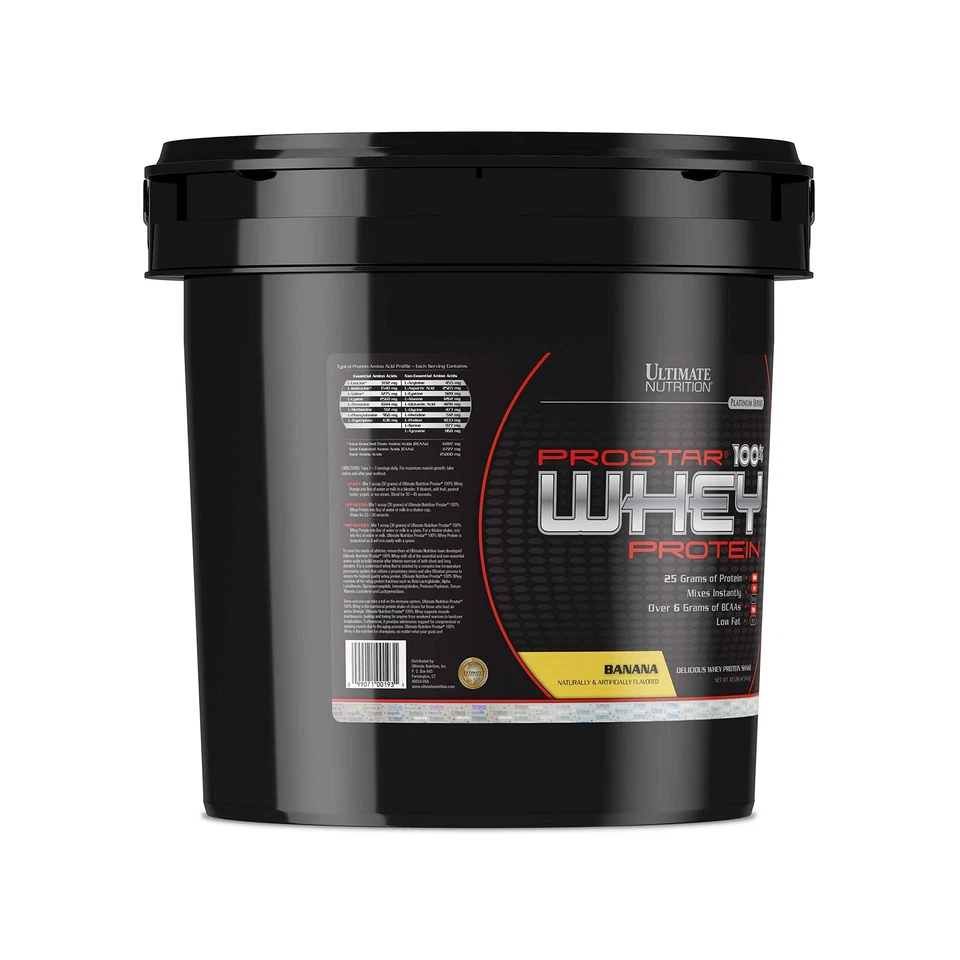 Ultimate Nutrition Prostar сывороточный (10 фунтов) банан, 1 единица - Изображение 2 из 4