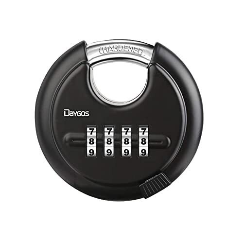 DAYGOS Heavy Duty Combination Padlock - Outdoor Stainless  Assorted Size Names 