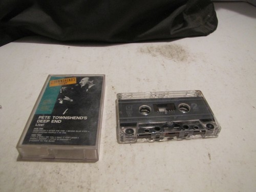 PETE TOWNSEND'S DEEP END LIVE! CASSETTE TAPE - Picture 1 of 2