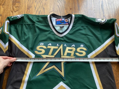 Vintage 90s Dallas Stars NHL Brenden Morrow Jersey #10 Size Large CCM Hockey - Bild 5 von 14
