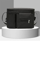 BabyStorage Bag Organiser BLACK, Cup Holder Buggy Stroller Pram Pushchair Bag UK