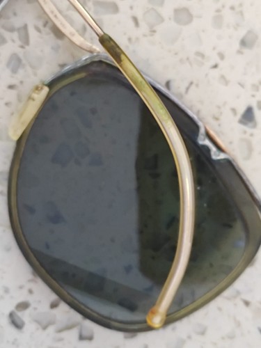 VINTAGE SOL AMOR GOLD 1960'S SUNGLASSES. need service - Picture 4 of 15