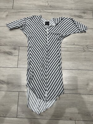 neve mini dress in black stripe more to come Girls / Hawk 3T Color:Top