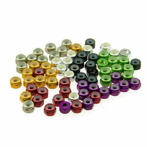10~100PCS M2 M3 M4 M5 M6 Polymer-insert Lock Nut Hex Lock Nut CNC Aluminum Nuts - Picture 12 of 26
