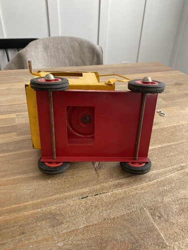 Vintage Rare Sutcliffe Metal Junior Crane Metal 2” Rubber Tires Pressed Steel - Picture 9 of 13