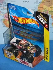 HOT WHEELS MONSTER JAM ZOMBIE #20 OFF-ROAD FIGURE 2014 NEW TRUCK ***BRAND NEW***