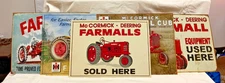 16"Lx12.5"H Retro Tin Farming Signs
