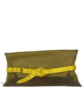 MARC BY MARC JACOBS Handbag Leather YLW Plain