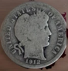1912 Barber Dime Silver Business Strike 10C Circulated (00001)