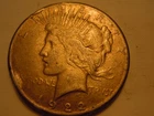 1922 S Peace Silver Dollar, US Mint 90% Silver Coin
