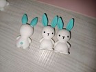 Little Knitted Bunnies Soft Plush Toys Easter Spring Home Decor Gift