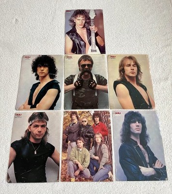 ACCEPT 1983 Metal Hardrock Clip Poster Swedish Music magazine Okej