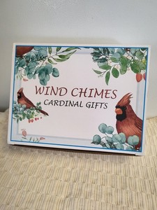 Memorial Wind Chimes/Cardinal Gift Set