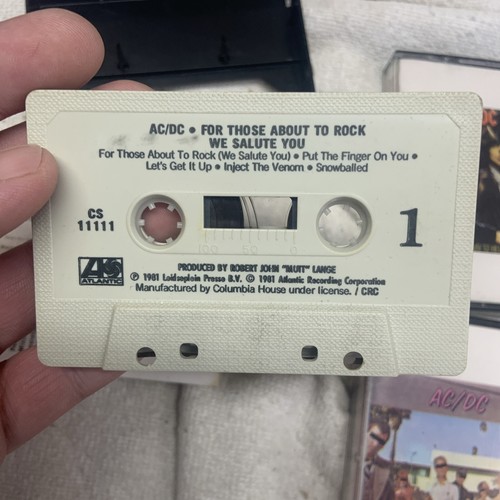 ac/dc cassette tape Lot - Picture 5 of 20