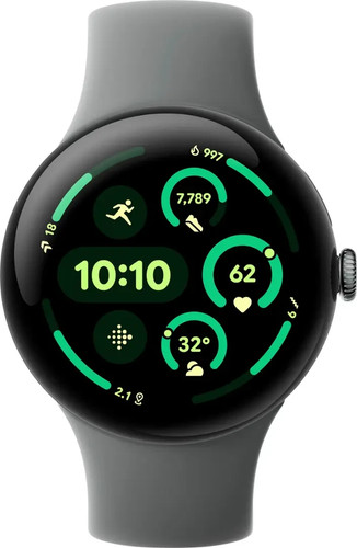 Google Pixel Watch 3 ⌚ 45 mm LTE T-Mobile 🖤 Bracelet noisette mat ✅ NEUF SCELLÉ - Photo 5 sur 11