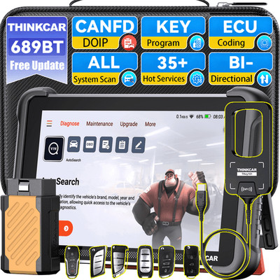 ThinkScan 689BT + TKEY101 All Key Lost Programmer Full System Diagnostic Scanner