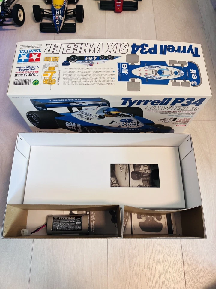 Tamiya Tyrrell P34 6 Wheeler F1 Formula 1 Vintage Good Condition 1:10  - Bild 3 von 4
