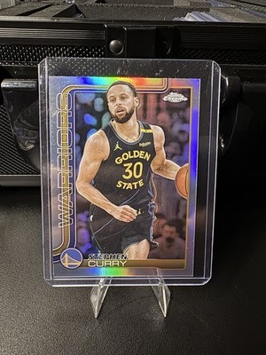 2025-26 Topps Chrome - Stephen Curry #201 Refractor Golden State Warriors