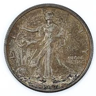 1917-D Obverse Walking Liberty Half Dollar XF Silver WLH Fifty Cent Piece 50c