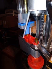 Lee APP Universal Case Feeder 3D Printed With 3 Case Adapters,No More Adjusting 