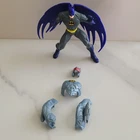 1996 Total Justice Batman Action Figure Flight Armor Glider Cape DC Complete VTG