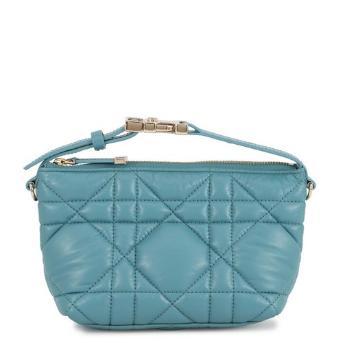 Christian Dior Small Handbag Leather Nomad Pouch Used From Japan