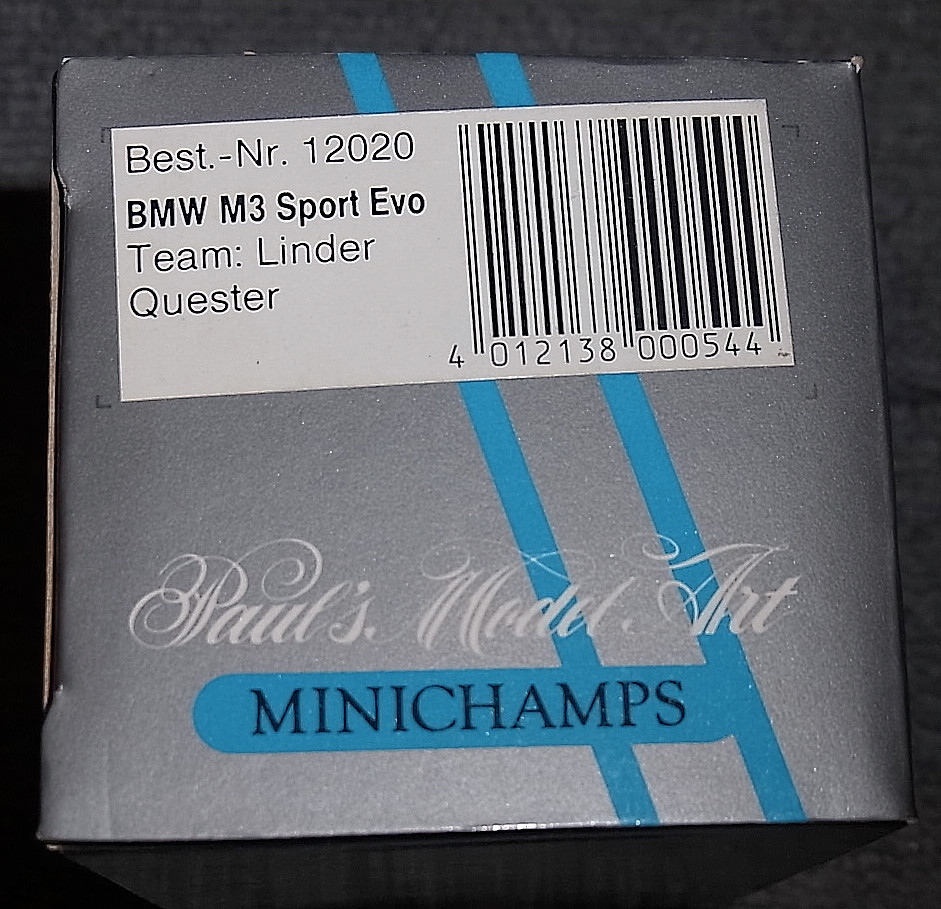12020 1/43 Linder Castrol BMW M3 Sport EVO (E30) No.15 12020 1/43 Linder Castrol BMW M3 Sport EVO (E30) No.15