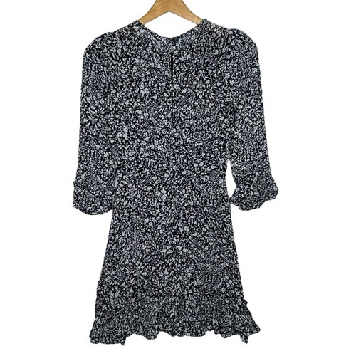 Reformation Doutzen Mini Ruffle Dress Suisse Ditsy Floral Print Women’s Size 0 - Picture 9 of 14
