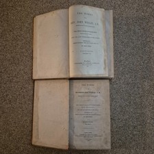 The Works of the Reverend John Wesley Volume 5 (1839) & 7 (1853) Hardcover