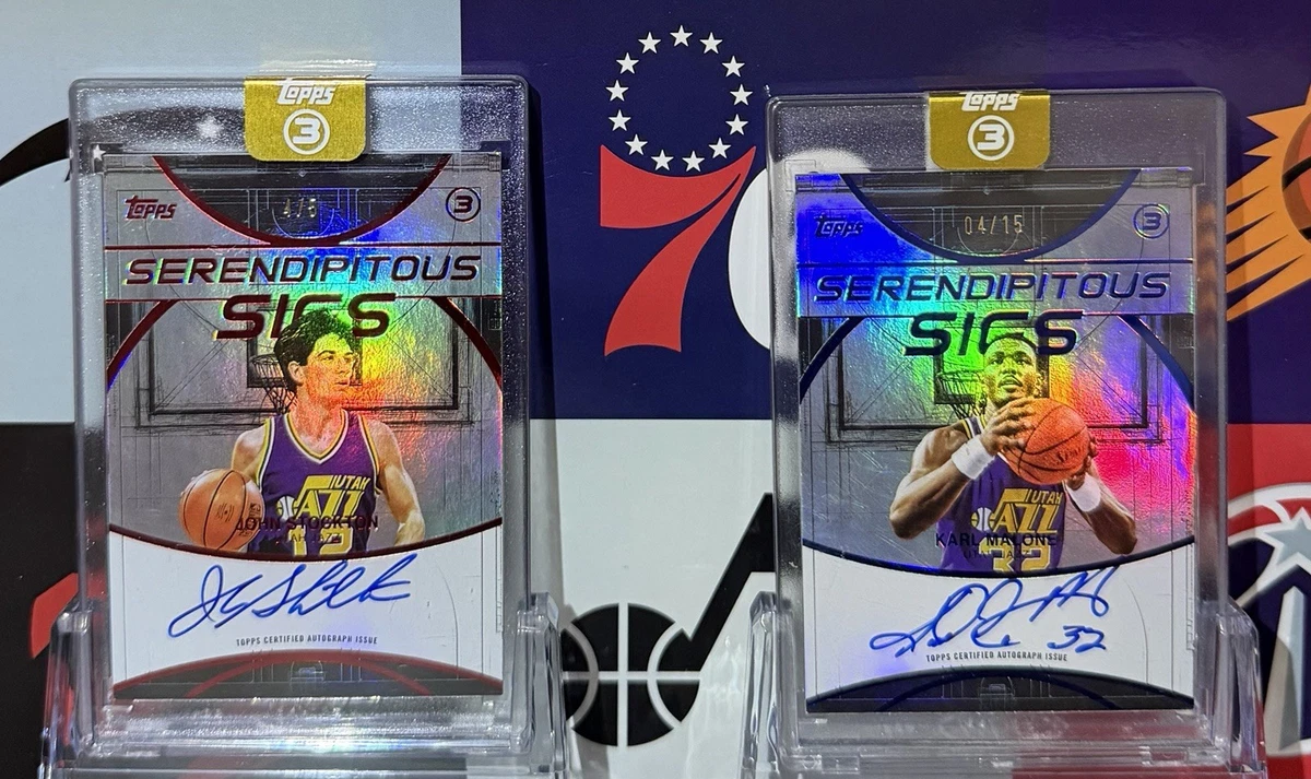 Topps John Stockton Basketball Sports Trading Card Singles for